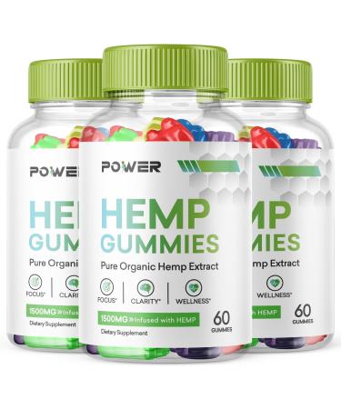 Power Gummies - Power HempGummies Power Gummy Blue Bear Power Gummys Multivitamin Advanced Formula Supplement Power Gummies Vitamins (180 Gummies)