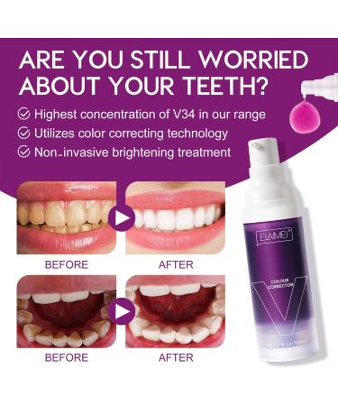Blueberry Foam Toothpaste for Teeth Whitening - Stain Remover & Color Corrector (1PCS) - Buy Online on GoSupps.com