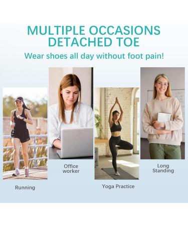 Upgraded Gel Toe Separators 12-Pack Soft Silicone Bunion Pads & Toe Spacers for Men & Women - Align Overlapping Toes & Relieve Calluses - Buy Online on GoSupps.com