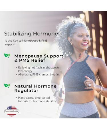 Women's Hormone Balance Support - PMS & Menopause Relief with Black Cohosh Vitex Dong Quai - 30 Servings - Buy Online on GoSupps.com