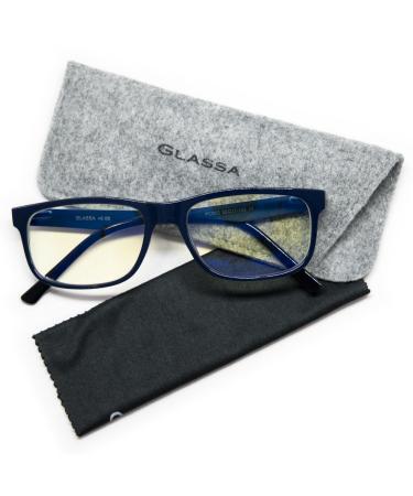 GLASSA blue light filter glasses PCG 02 4.00 dio blue
