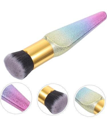 DOITOOL Round Cosmetic Brush Buffing Brush Makeup Face Powder Brushes Flat Top Cosmetic Brush Powder Cosmetics Brushes Makeup Flat Brush Makeup Brush Travel Round - Buy Online on GoSupps.com