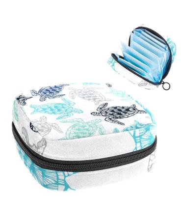 Women's bonds Storage pockets Stillpad holder black gray blue turtle portable period kit pocket feminine product bag for women girls color1