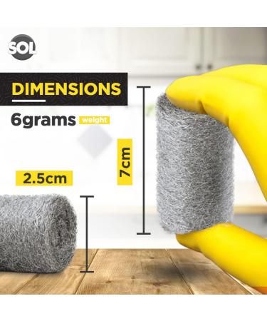 24pk Steel Wool Mice | Wire Wool Mice Grade 0 Steel Wool for Cleaning & Closing Small Holes Fine Wire Wool Rats Roll | Wire Wool 0 Wire Wool for Wood Wire Wool For Metal Fine Steel Wool Rodent Control - Buy Online on GoSupps.com