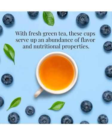 The Republic of Tea - Organic Blueberry Green Superfruit Tea 50 Tea Bags Tin  Gourmet Tea Blueberry SuperFruit 50 Count (Pack of 1) - Buy Online on GoSupps.com