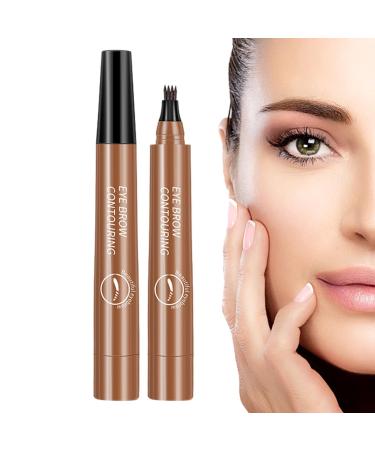 4 Point Eyebrow Pencil - 4 Point Eyebrow Marker Pencil | Nature Eyebrow Pencil Eyebrow Marker For Quick Dry Simulation Long Wear No Smudge Pochy Light Brown