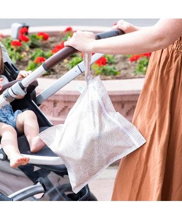 Bumkins Waterproof Wet Bag | Washable & Reusable for Travel, Beach, Pool | Stroller, Diapers, Gym Clothes | 12x14 Desert Boho Collection - Buy Online on GoSupps.com