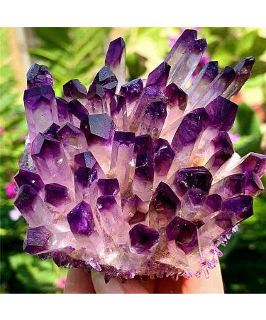 Natural Crystal Rough Natural Crystal 1 Pack of Purple Phantom Quartz Cluster Ore Power Stone Crystal 400g - Buy Online on GoSupps.com
