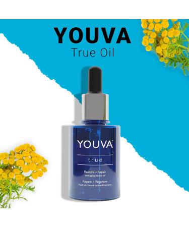 YOUVA Regenerating Anti-Aging Facial Oil 30ml | Immortelle & Goji Berry | Anti-Aging Beauty Oil for Women | Best Facial Oil for Youthful Skin - Buy Online on GoSupps.com
