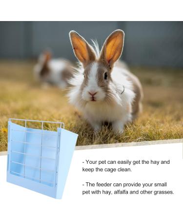 TEHAUX Rabbit Hay Pet Feeding Rack Large Capacity Hay Storage Holder Cage Tool for Rabbit Chinchilla Guinea Pig or Other Small Animals Rabbit Feeder - Buy Online on GoSupps.com