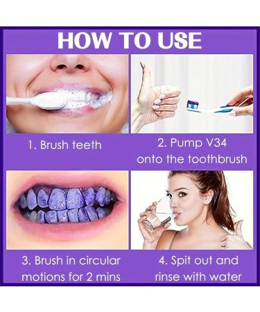 MIELIKKI Purple Toothpaste V34 | Teeth Whitening & Stain Removal | Mild Non-Irritating Formula for Sensitive Teeth - Shop Internationally - Buy Online on GoSupps.com