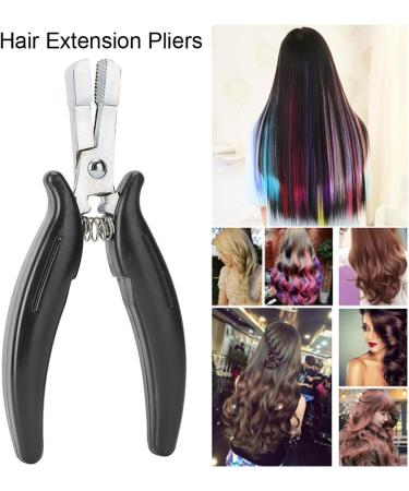 Hair Extension Pliers Hair Extension Pliers Micro Rings Beads Wig Extension Supplies Hair Extension for Hairdressers Black Hair Extension - Buy Online on GoSupps.com