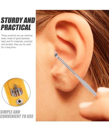 Buy 3 Sets Earpick & Ear Wax Cleaner Kit - Stainless Steel Ear Cleaning Tools for Effective Ear Wax Removal - Buy Online on GoSupps.com