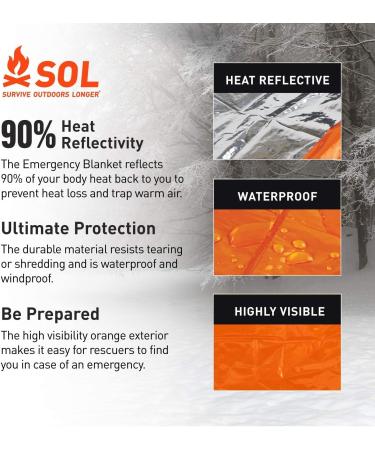 Adventure Medical Kit Emergency Blanket for One Person - Lightweight Survival Gear for Outdoor Safety - Buy Online on GoSupps.com