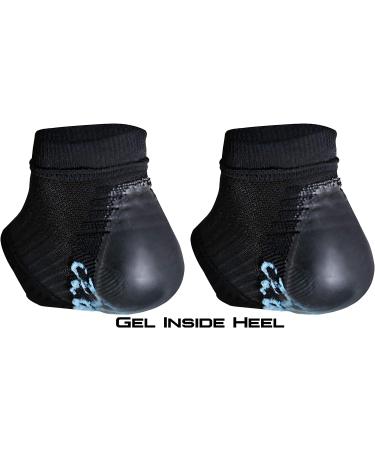 KidSole RX Gel Sports Sock for Kids with Heel Sensitivity | Severs Disease & Plantar Fasciitis Relief | Teen Size 7.5-9, Black - Buy Online on GoSupps.com
