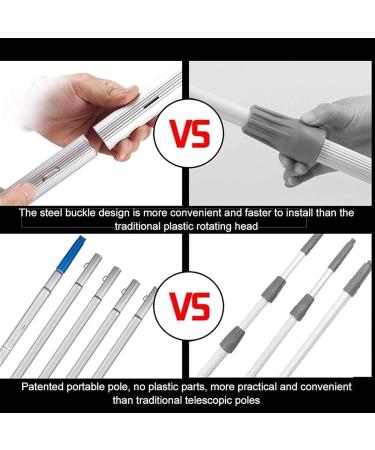 Window Cleaning Pole Water Fed Telescopic Brush Extendable Cleaner Conservatory Roof Cleaning Tools for Photovoltaic Panel Cleaning Trucks Windows Brush Head (Color : 8m/26.24ft Size : 30Cm Brus 8m/26.24ft 50Cm Brush Head - Buy Online on GoSupps.com