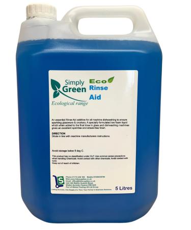 5 Litre Eco Dishwasher Rinse Aid Simply Green - Buy Online on GoSupps.com