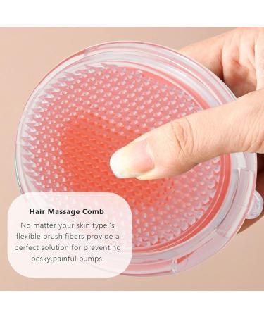 NTCPEFY Peeling Brush | Eliminate Shaving Irritation & Bumps for Face Neck Armpit Bikini Line & Legs - Hair Massage Comb in Orange - Buy Online on GoSupps.com