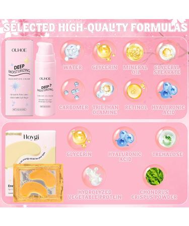 HANGGON Eye pillow 12 pairs 15g retinol eye cream eye pillow with hyaluronic acid eye pillow eye cream can fight against dark circles wrinkles swelling eye bags antiaging eye mask eye care eye - Buy Online on GoSupps.com