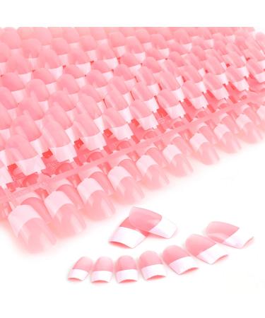 MWoot Artificial nails 240 nail art replacement nails (12 sizes) French false fingernails nail art French nails-l art nail