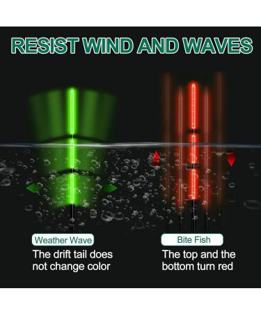3-Piece LED Fishing Bobbers with Bite Indicators | Gravity Sensing Fishing Accessories for Lake River and Pond - Buy Online on GoSupps.com