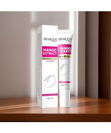  BommFu Mango Revitalizing Eye Cream | Botanical Eye Treatment | Skincare for Tired Eyes | Absorbs Easily and Quickly 20g for All Skin Types - Buy Online on GoSupps.com
