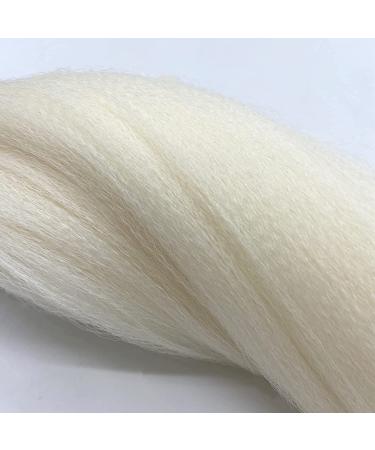 26 Pre Stretched Creamy White Kanekalon Braids Hair Extension - Pack of 3 - Buy Online on GoSupps.com