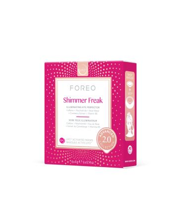 Shimmer Freak Advanced Collection 2.0 UFO -activated face mask - illuminates the eye contour - Beauty & Body care - rose water - Niacinamide - All skin types - wrinkles - swelling - 6 pieces FREAK 2.0