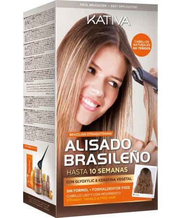 Kativa Keratin and Argan Oil Brazilian Straightening Kit