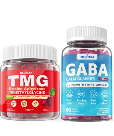 Nextdia GABA TMG Supplements Gummies 3Pack