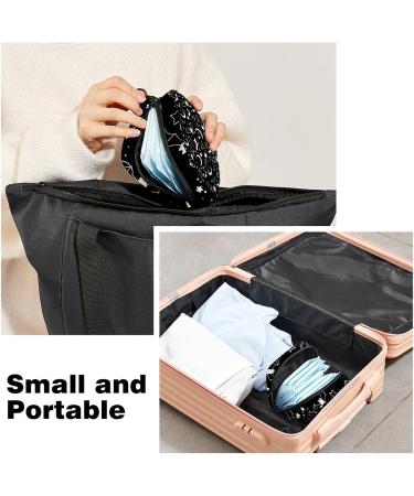 Sanitary Napkin Storage Bag Portable Period Bag for Women Teen Girls Halloween Pattern Menstrual Cup Pouch Nursing Pad Holder (Multicolor) Color 7 - Buy Online on GoSupps.com