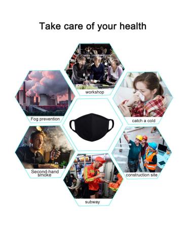 Fashion Cute Heart Face Mask - Unisex Organic Cotton Dustproof Mouth Protection - Buy Online on GoSupps.com