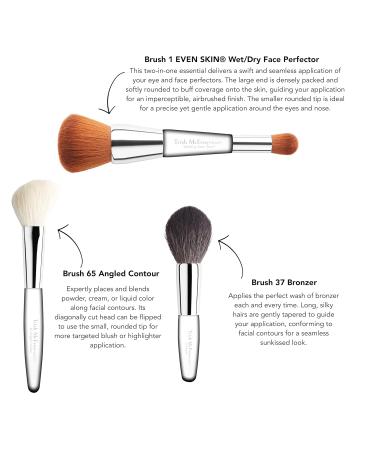 Trish McEvoy Women's Brush 37 Bronzer | Premium Makeup Brush for Flawless Contour | International Shipping Available - Buy Online on GoSupps.com