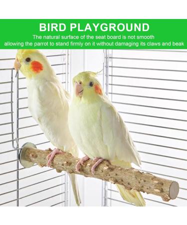 Vueinrg 5-Piece Natural Wood Bird Cage Accessories | Premium Belt Rods & Sticks for Canaries & Nymphic Birds - Buy Online on GoSupps.com