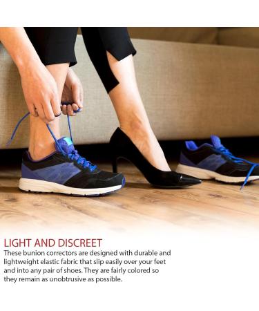 Bale Toe Corrector for Men & Women | Breathable Nylon Non-Slip Silicone Strips for Foot Pain Relief - Skin Color Options - Buy Online on GoSupps.com