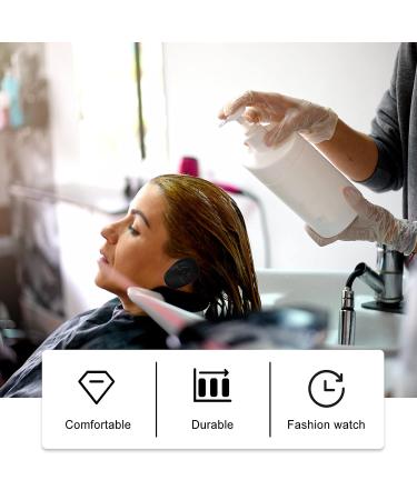 SOLUSTRE 6Pcs Professional Ear Protectors for Hair Dyeing - Waterproof Plastic Earmuffs in Black, Pink, Yellow - Buy Online on GoSupps.com