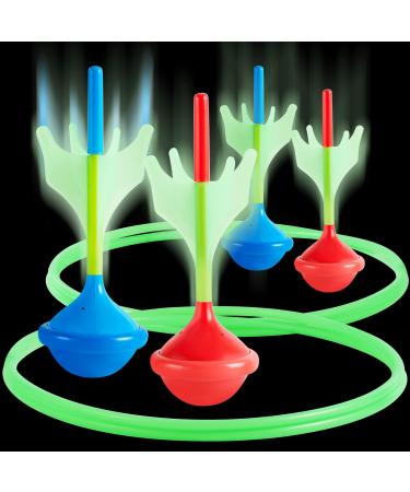 JOYIN Lawn Darts Game Set for Kids and Adults - Glow in The Dark Outdoor Games Lawn Games for Adults and Family, Soft Tip Lawn Darts Set for Kids Camping Games, Outside Yard Games - Buy Online on GoSupps.com
