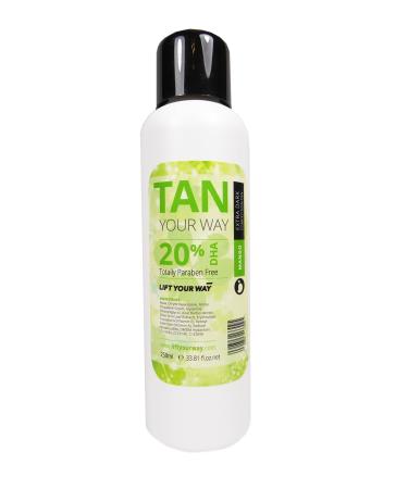 Lift Your Way 20% Super Dark Competition Tanning Solution (for a serious tan) 250 ml