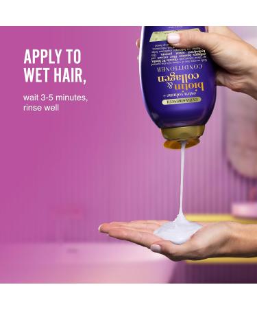 OGX Extra Strength Biotin & Collagen Conditioner 13 fl oz | Sulfate-Free for Thicker Fuller Hair - International Shipping Available - Buy Online on GoSupps.com