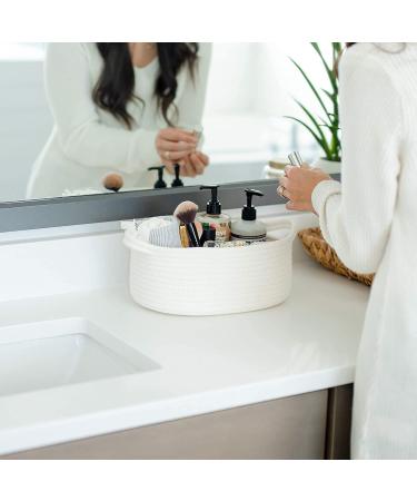 NaturalCozy 3-Piece Oval Storage Basket Set - Natural Woven Baskets for Storage and Gifting - Ideal for Nursery, Pets, and Home Organization - Off White - Buy Online on GoSupps.com