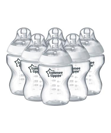 Tommee Tippee Closer to Nature 260ml Easivent BPA-Free Feeding Bottles (Pack of 6) - Buy Now - Buy Online on GoSupps.com