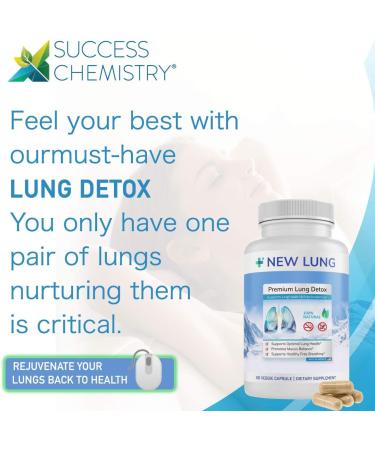 Success Chemistry Lung Detox PREMIUM - Herbal Cleanse for Healthy Lungs & Sinus - Buy Online on GoSupps.com