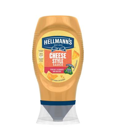 Hellmann's Cheese Style Sauce - Savory Barbecue Sauce for Burgers & Nachos | 8x250ml - International Shipping Available - Buy Online on GoSupps.com