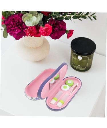 Solustrie Double-Layer Glasses Case - Portable Storage for Travel Accessories Contact Lens Solutions & Professional Eyewear - Ideal for Terrarium & Glass Containers - Buy Online on GoSupps.com