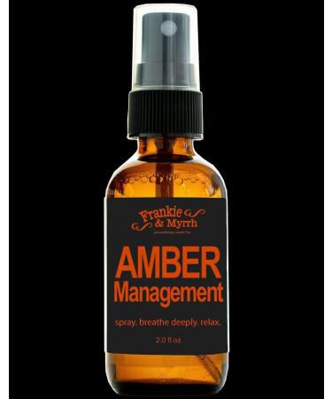 Frankie & Myrrh Amber Management Dark | Patchouli Amber Vanilla | Freshwater Mist | 2 Fl. Oz. - Buy Online on GoSupps.com