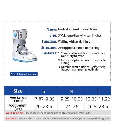Buy Medical Inflatable Hiking Shoe - Ultra-Light Orthopedic Foot & Fracture Support for Ankle & Achilles Pain Relief - Buy Online on GoSupps.com