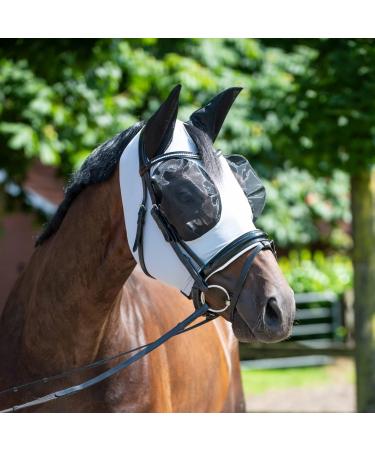 Buy Busse Fly Mask Twin Fit Flexi in Black Shetty Grey | Worldwide Shipping | Ideal for Horses - Buy Online on GoSupps.com
