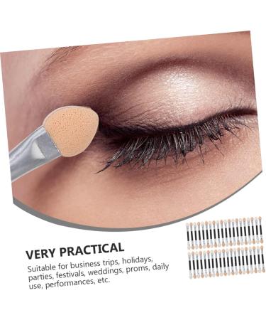 Baluue 40pcs Latex Eye Shadow Stick Eyeliner Brush Cosmetics Brush Eye Cosmetic Tools Make up Kit Sponge - Buy Online on GoSupps.com