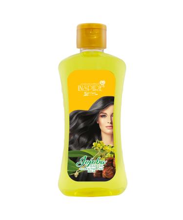 African Jojoba Hair Oil by Inspire 200ML Nourishes Scalp For Softer And Thicker Hair Treat Dry Damaged Hair For All Hair Types 6.76 fl. Oz.
