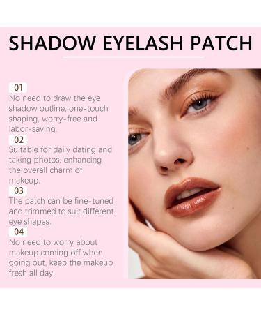 Lazy Eye Shadow Eyelash Patch Colorful Eyeshadow and Eyelash Sticker Reusable Glitter Eyeshadow Sticker with Eyelashes for Women Party Travel Evening Out Wedding Gray - Buy Online on GoSupps.com